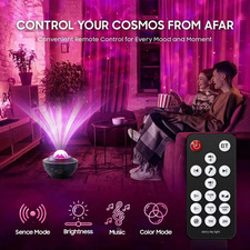 Projector Galaxy Starry Sky Night Light Ocean Star Party Speaker LED Lamp Remote