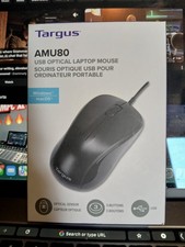New Targus USB Optical Mouse Wired AMU80 New