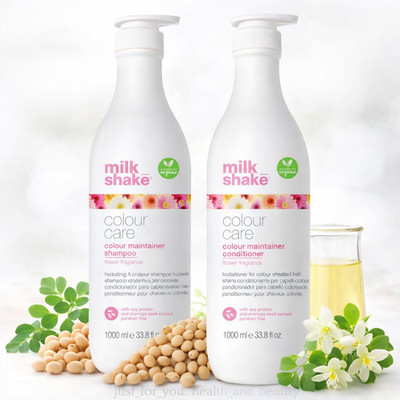 milk_shake Farbpflege Flower Vibes Shampoo und Conditioner 1000ml