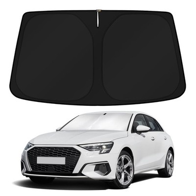 Windshield Sun Shade For Audi A3 2022-Present Foldable UV Block Keep Car Cool