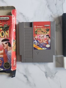 Doble drag&oacute;n. Solo juego y caja. NES Nintendo. Aut&eacute;ntico. Probado. Bueno