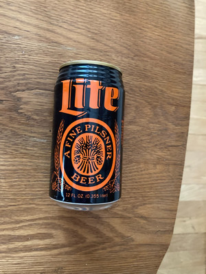 Super RARE Promotion Empty 1990 Vintage Miller High Life Lite Beer Can