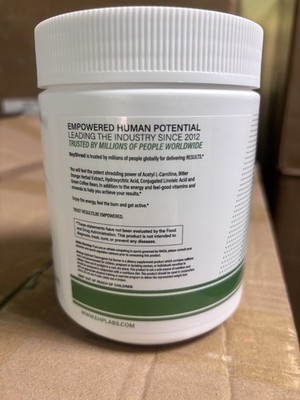 Thermogenic Fat Burner Pre-Workout Powder, Kiwi Strawberry, 60 Servings