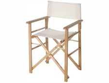 Sedia pieghevole da giardino tipo regista in faggio Montecarlo