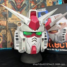 Anime Mobile Suit Gundam RX-78-2 LED Shine 1:1 Helmet Mask Armor Cosplay Prop