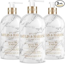 Baylis & Harding Elements White Tea & Neroli Hand Wash 500ml Pack of 3 – Refresh 4.70 per litre