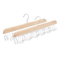 Holz-GüRtelhalter 2Er Set 40X15,5 Cm Natur Organizer Amazon Basics