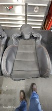 2014 -19 Corvette C7 Zr1 Competition Seat Skins Covers Sebring Orange Alcantara