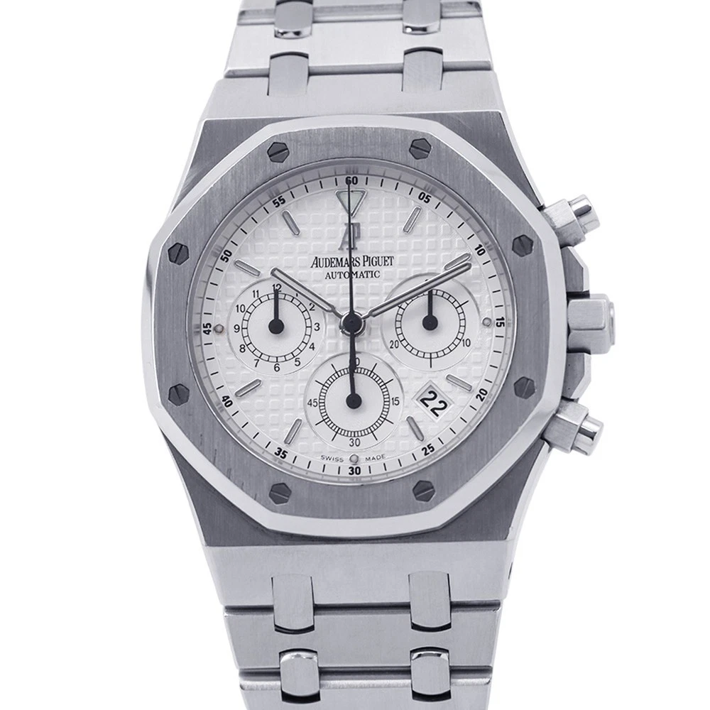 Audemars Piguet — Audemars Piguet Royal Oak Chronograph 39mm Stainless Steel White Dial 26300S...