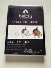 Bellofy Artist Pro Series Mixed Media 100 sheets 9x12 BRAND NEW