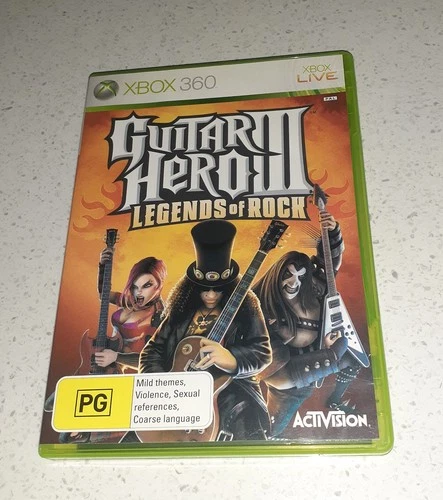 Guitar Hero 3 III : Legends of Rock - Xbox 360 game - with Manual