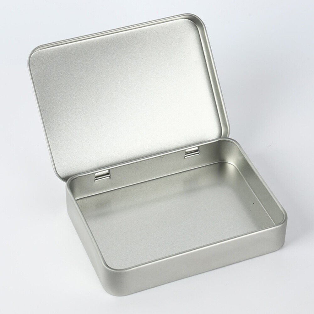 4Pcs containers with lids Metal Tins Lids Rectangular 4Pcs containers with lids Metal Tins Lids Rectangular