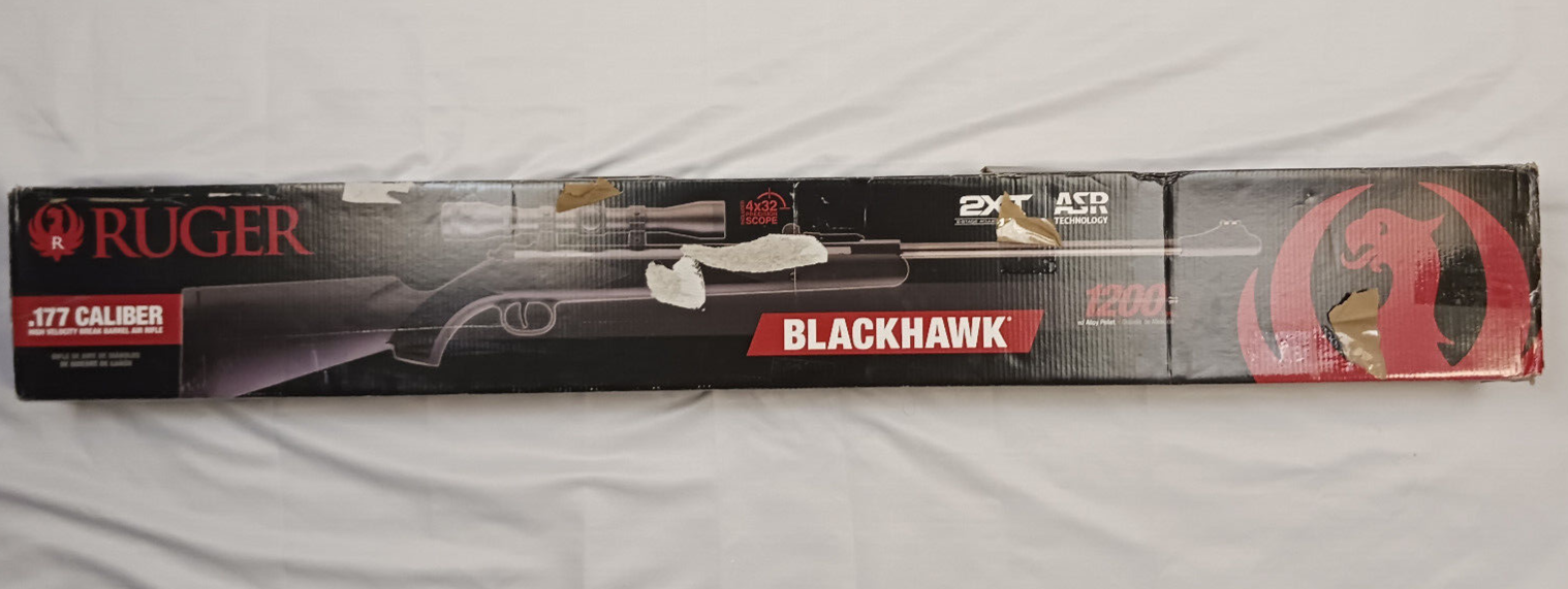Ruger Blackhawk .177 Cal Pellet Break Barrel Air Rifle Gun w/4x32 Scope