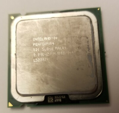 Intel Pentium 4 521 Processor 2.80GHz LGA775 CPU 2.8GHz