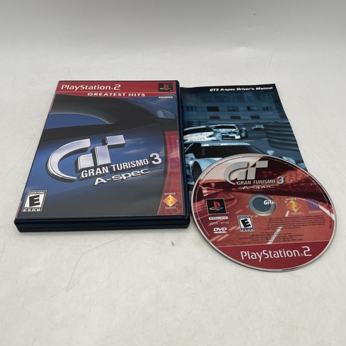 Gran Turismo 3 A-spec Video Game (Sony PlayStation 2, 2006)