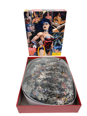 Aquarius Wonder Woman Puzzle 1000 Piece - Complete -  Puzzle Pieces 
