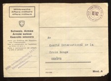 Suisse soldat WWII couverture militaire interne sous section