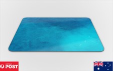 MOUSE PAD DESK MAT ANTI-SLIP BLUE AQUA WATER TEXTURE