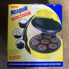 Brownie Maker - Nestle Nesquik Cupcake & Brownie Bites Maker New In Box