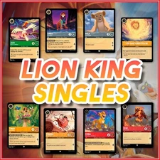 DISNEY LORCANA CHOOSE YOUR LION KING SINGLES x4 SIMBA NALA MUFASA IN STOCK