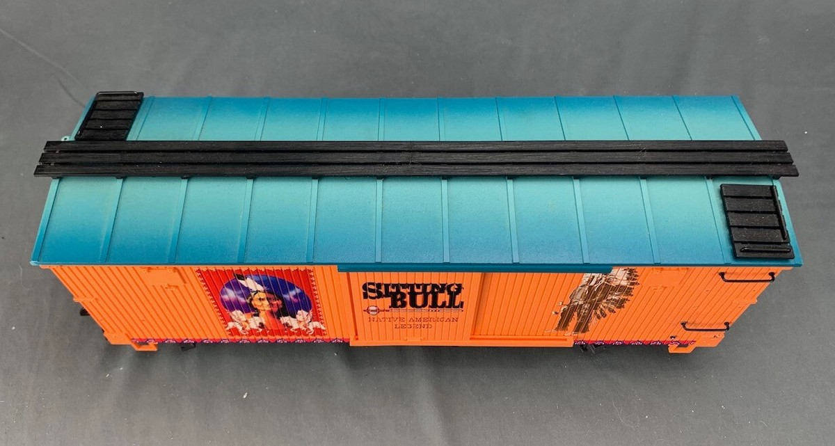 Wagon LGB 44673 Sitting Bull Orange - Train G 1/22.5 Occasion Bon état