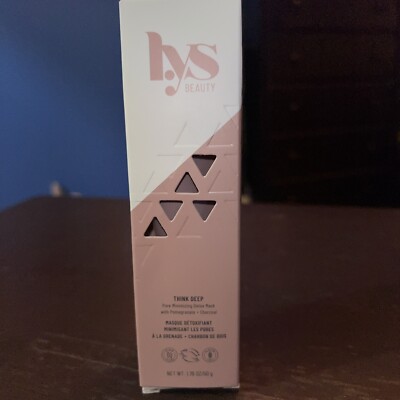 LYS Beauty Think Deep Pore Minimizing Detox Mask detoxifying 1.76oz Full Size