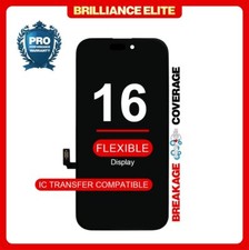 iPhone 16 LCD Screen Touch Black Flexible Display R-IC Replacement