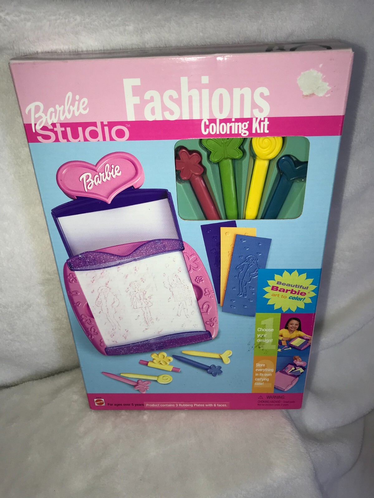 New VTG 2000 Mattel Barbie Studio Fashions Coloring Activity Kit RARE ...