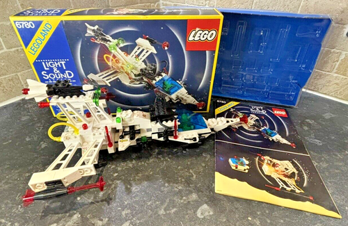 Vintage Lego 6780,  1986 Space Starship Complete, Plastic Inner-tray & Blue Box - Picture 4 of 20