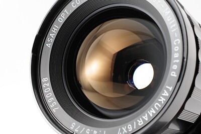MINT] Asahi Pentax smc Takumar 6x7 75mm F4.5 MF Wide Angle Lens