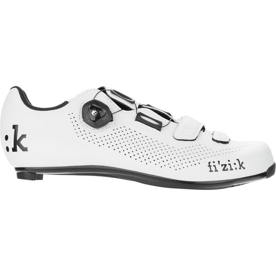 Fizik Men&#039;s R4 Boa Man Uomo White/Black Cycling Shoes, Size 13 (New w/box) eBay