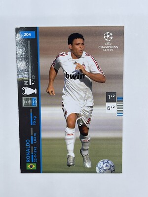 Panini RARE Champions League 2007/2008 Card Ronaldo AC Mailand
