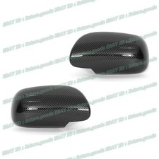 Full Covers Carbon Fiber For Toyota Yaris Sedan Hatchback Side Mirror Trims