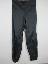 Patagonia Supercell Waterproof Rain Pants Men XS Black Nylon Hiking