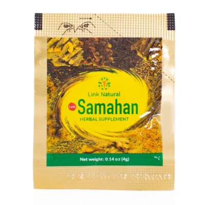 Link Samahan Instant Ayurveda Herbal Tea 100 Sachets Cough & Cold Remedy