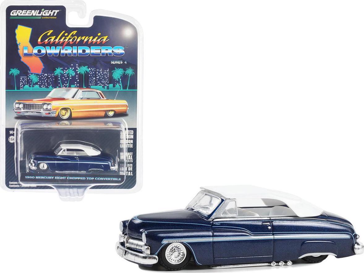 グリーンライト　1950 Mercury Eight Chopped 1950 Mercury Eight Chopped Top Convertible Lowrider Dark