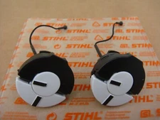 GENUINE STIHL MS661  MS661C CHAINSAW OIL & FUEL FILL CAPS - NEW TAKE OFF