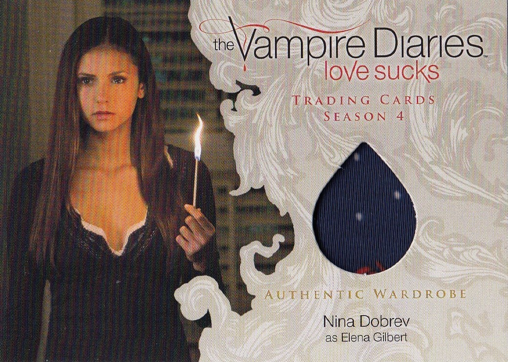 The Vampire Diaries Season 4 Costume Wardrobe / Autograph Auto Card