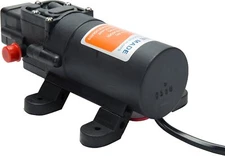 12V 1.1GPM 35 PSI Self Priming Water Pressure Diaphragm Pump for Caravan/RV/Boat