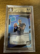 Deshaun Watson 2017 Optic Rated Rookie Black Prizm /25 Bgs 9.5 True Gem