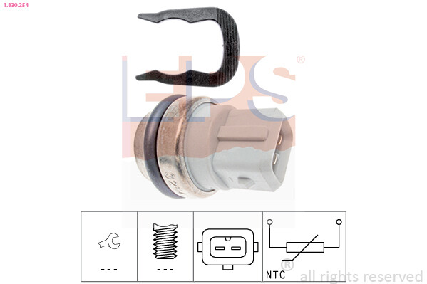 1.830.254 EPS Sensor, KüHlmitteltemperatur FüR ,Mitsubishi,Opel,Renault,Vauxhall-image