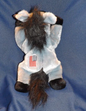 TY Beanie Buddy - LEFTY the Donkey  13 inch Preowned Cute  Nice Size Plush