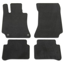 Fußmatten für Mercedes W212 S212 E-Klasse 2009-2015 Premium Velours Autoteppiche