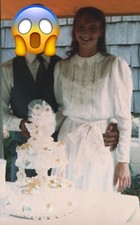Vtg Gunne Sax Dress White Wedding Crochet Embroidered Lace 3 Piece Midi Sz 6/7
