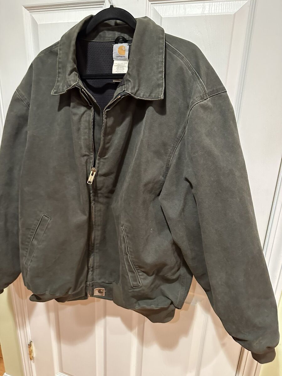 VTG 2003 Carhartt J102MOS Moss Green Work Jacket XX-Large VTG 2003 Carhartt J102MOS Moss Green Work Jacket XX-Large