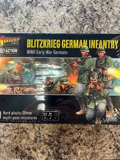Blitzkrieg Infantry German Bolt Action WWII Warlord Games 1/56 Model New 