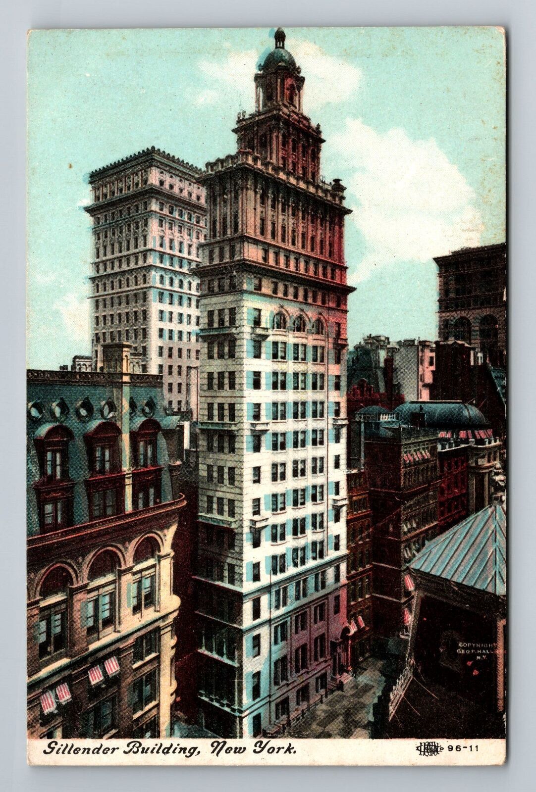 New York City NY,, Gillender Building Vintage Souvenir Postcard