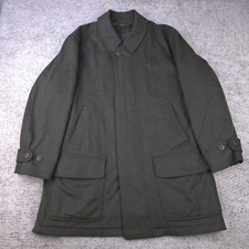 E Marinella Napoli Coat Mens Size 44 Wool Cas...