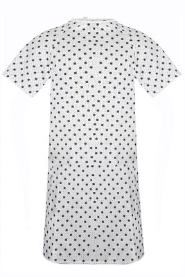 QCS NHS Wrap Hospital Gown for Men and Women - Easy Wear - Washable Night Dress