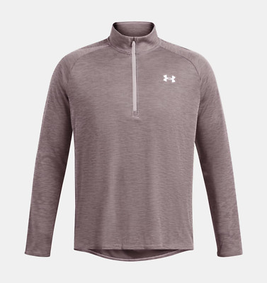Under Armour Herren Tech strukturiert 1/2 halber Reißverschluss Oberteil Fitnessstudio Training Laufen Golf UA